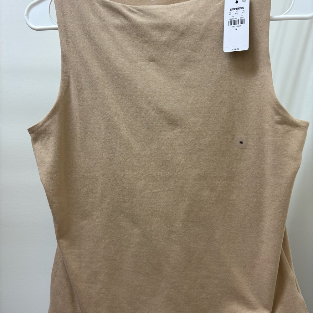 NWT Express Women's Tan Tank Top